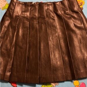 Black Leather Skirt
